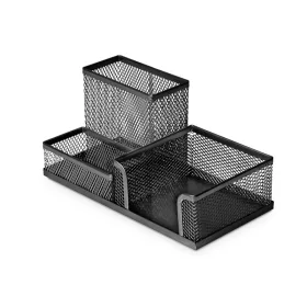   Asztali rendszerező fém hálós 20.4x10.4x10cm, Forofis, fekete