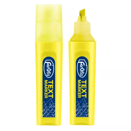 Szövegkiemelő sárga vágott hegy 1-5mm, Forofis