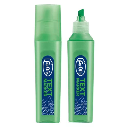 Szövegkiemelő zöld vágott hegy 1-5mm, Forofis