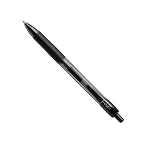   Zselés toll nyomógombos fekete tinta 0.7mm, utántölthető, Forofis