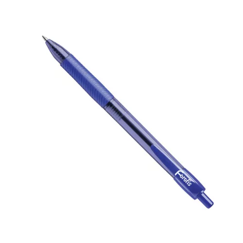 Golyóstoll nyomógombos kék tinta 0.7mm, Forofis