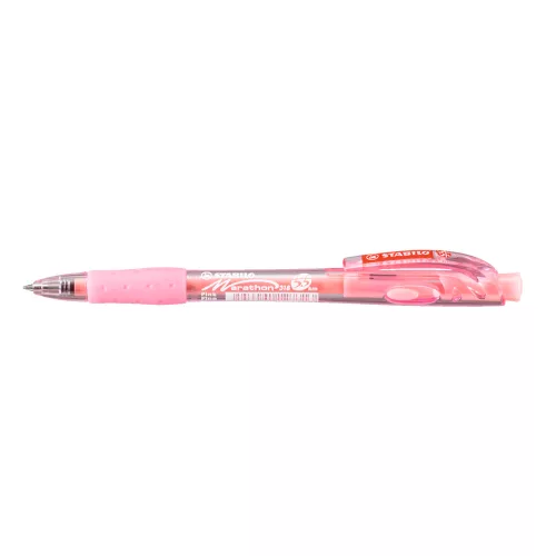 Golyóstoll 0,38mm, Stabilo Marathon 318/56, írásszín pink