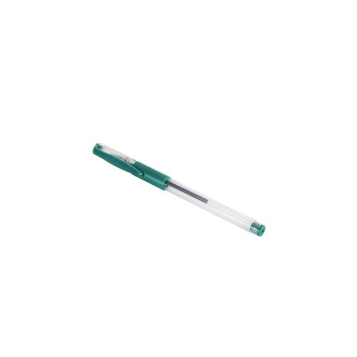 Zselés toll gumis fogó, írásszín zöld 10 db/csomag