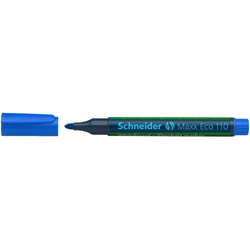 Tábla- és flipchart marker utántölthető 1-3mm, kúpos Schneider Maxx Eco 110 kék
