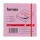 Jegyzettömb öntapadó, 75x75mm, 80lap, Fornax neon rózsaszín