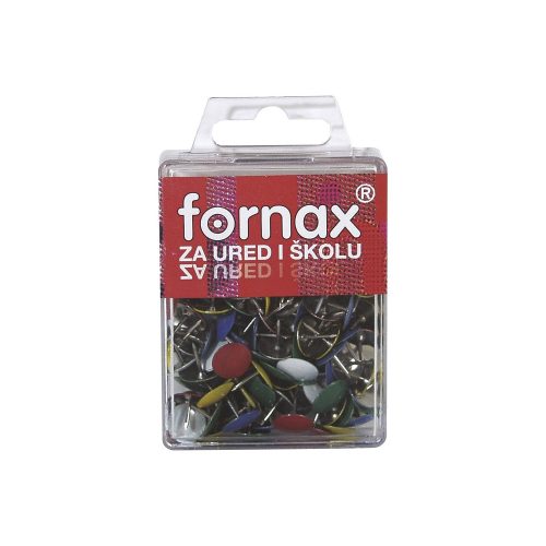 Rajzszeg BC-22 színes műanyag dobozban Fornax 2 db/csomag