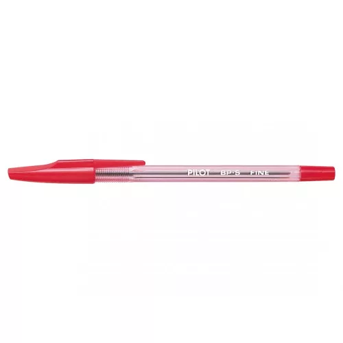 Golyóstoll 0,7mm, kupakos vékony hegy Pilot BPS Fine, írásszín piros