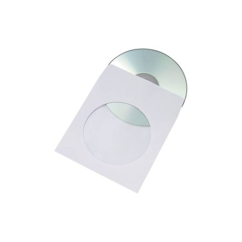 Boríték TCD öntapadó körablakos cd papírtok 125x125mm, 1000 db Bluering® 1000 db/csomag