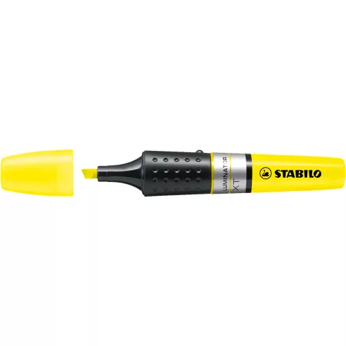 Szövegkiemelő 2-5mm, hengeres test Stabilo Luminator sárga
