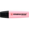 Szövegkiemelő 2-5mm, vágott hegyű, STABILO Boss original Pastel pink