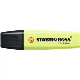   Szövegkiemelő 2-5mm, vágott hegyű, STABILO Boss original Pastel lime