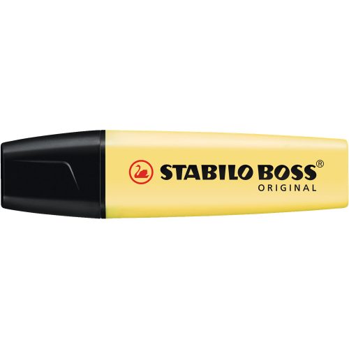 Szövegkiemelő 2-5mm, vágott hegyű, STABILO Boss original Pastel vanília