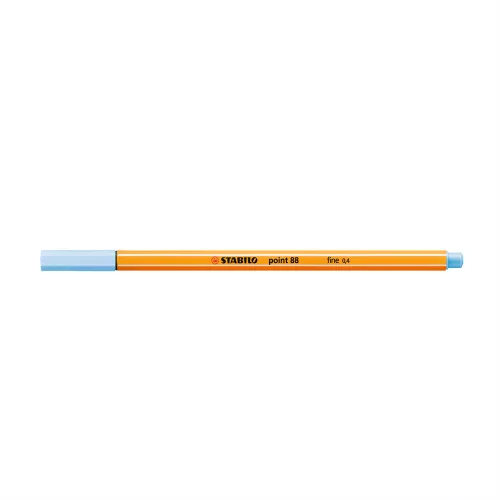 Rostirón, tűfilc 0,4mm, STABILO Point 88 jég kék