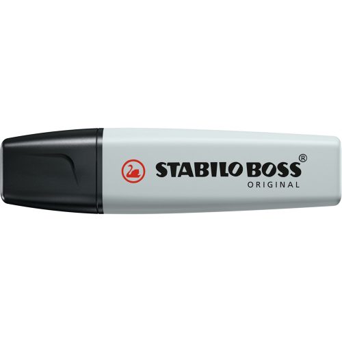 Szövegkiemelő 2-5mm, vágott hegyű, STABILO Boss original Pastel szürke
