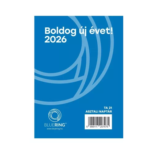 Asztali naptár TA-21 2027. Bluering®