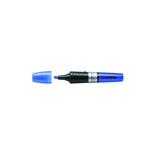 Szövegkiemelő 2-5mm, hengeres test Stabilo Luminator kék