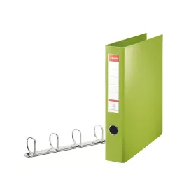   Gyűrűskönyv A4, Maxi 6cm, 4 gyűrű, D alakú, PP Esselte Jumbo Vivida zöld