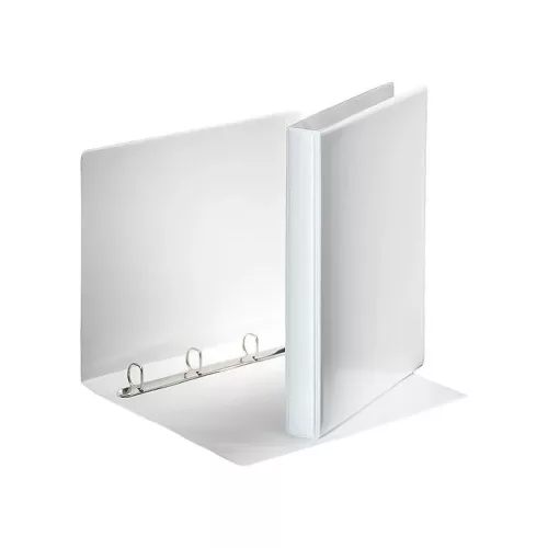 Gyűrűskönyv panorámás A4, 3,5cm, 4 gyűrű, D alakú, PP Esselte fehér