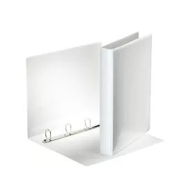   Gyűrűskönyv panorámás A4, 4cm, 4 gyűrű, D alakú, PP Esselte fehér