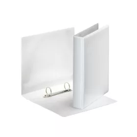   Gyűrűskönyv panorámás A5, 4,6cm, 2 gyűrű, D alakú, PP Esselte fehér