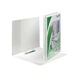   Gyűrűskönyv panorámás A4, Maxi 5,1cm, 4 gyűrű, D alakú, PP Leitz fehér