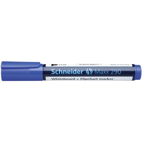 Tábla- és flipchart marker 2-3mm, kerek végű Schneider Maxx 290 kék