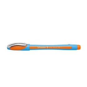   Golyóstoll 0,7mm, kupakos Schneider Slider Memo, írásszín narancs