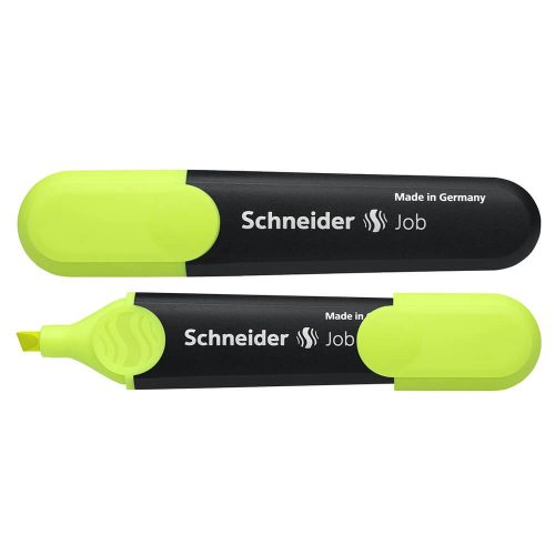 Szövegkiemelő 1-5mm, Schneider Job 150 sárga 2 db/csomag