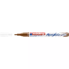 Akril marker 1-2mm, Edding 5300 mogyoró barna