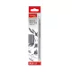 Grafitceruza HB, radíros, háromszögletű 12 db/bliszter Keyroad Black
