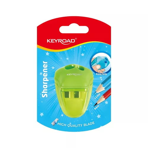 Hegyező 2 lyukú tartályos Keyroad Starfish vegyes színek