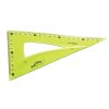 Vonalzó háromszög 60° 19 cm flexibilis Keyroad vegyes színek 2 db/csomag