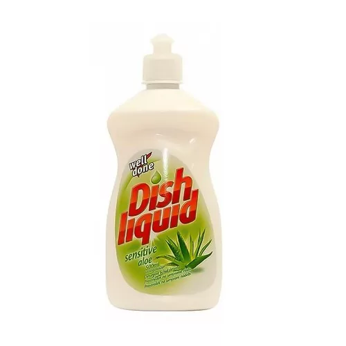 Mosogatószer 500 ml kézi Well Done Sensitive Aloe