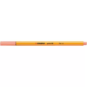Rostirón, tűfilc 0,4mm, STABILO Point 88 barack