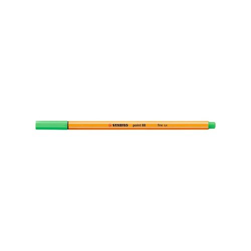 Rostirón, tűfilc 0,4mm, STABILO Point 88 neon zöld