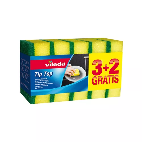 Mosogatószivacs 3+2 db/csomag TipTop Vileda_F25302