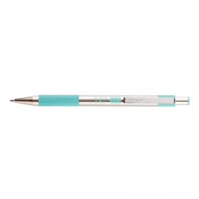   Golyóstoll 0,7mm, pasztell zöld test, Zebra F-301, írásszín kék