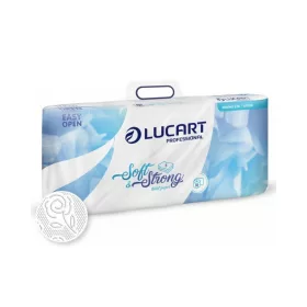   Toalettpapír 3 rétegű kistekercses átmérő: 11,2 cm 120 lap/tekercs 10 tekercs/csomag Strong 3.10 Lucart_811C08 fehér