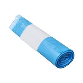 Szemeteszsák zárószalagos 160 liter 74 x 95 cm 10 db/tekercs kék