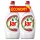 Mosogatószer 2 x 900 ml kézi duopack Jar Gránátalma