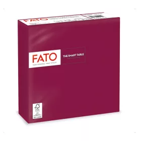   Szalvéta 2 rétegű 33 x 33 cm 50 lap/cs Fato Smart Table bordó_82621800