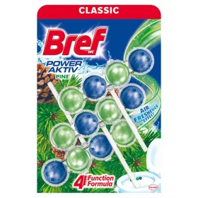WC illatosító golyós 3 x 50 g Power Aktiv Bref Pine Forest
