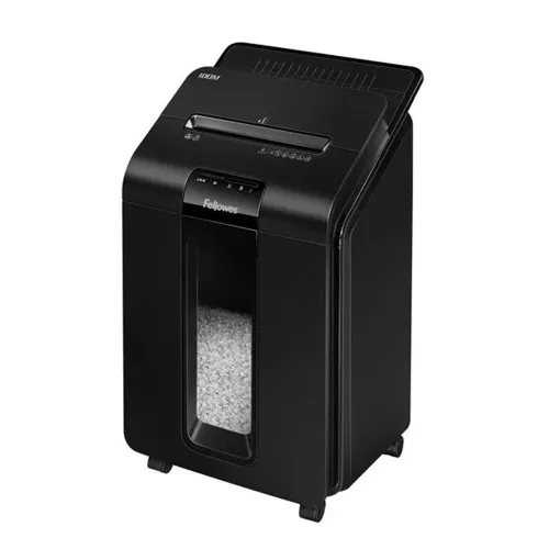 Iratmegsemmisítő, 90lap, minikonfetti vágás 4x10mm, Fellowes® AutoMax 100M