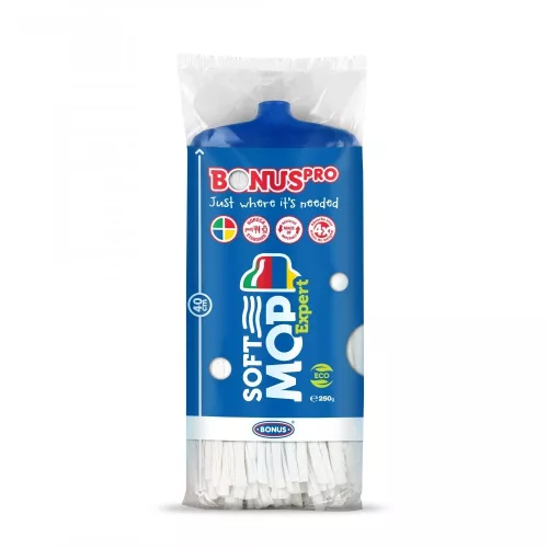 Felmosó fej mop 250 g viszkóz Bonus Pro HACCP SoftMop Expert_B979