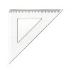 Vonalzó háromszög 45° 15,5cm, műanyag Antilop 2 db/csomag