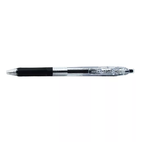 Golyóstoll 0,5mm, Zebra Tapli clip Eco, írásszín fekete