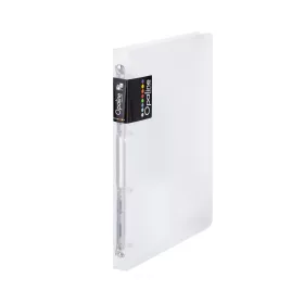  Gyűrűskönyv A4, 4 gyűrűs 2cm gerinc PP, Karton P+P Opaline fehér