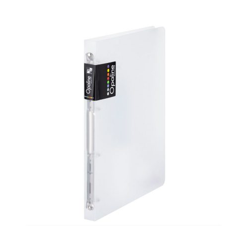 Gyűrűskönyv A4, 4 gyűrűs 2cm gerinc PP,  Karton P+P Opaline fehér