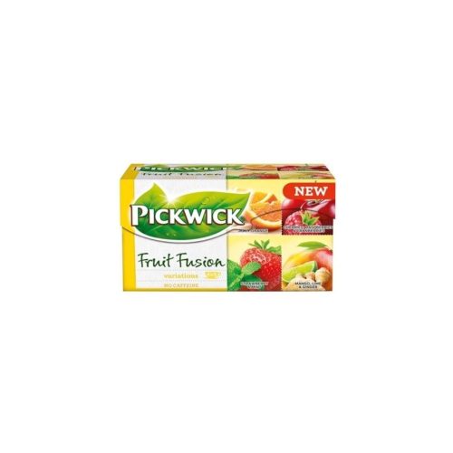 Fekete tea 20x1,5 g Pickwick Variációk SÁRGA narancs, megy-málna és vörösáfonya, fodormenta és eper, zöldcitrom-gyömbér