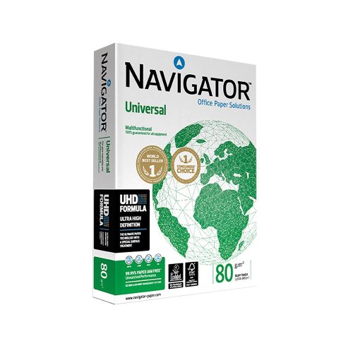 Másolópapír A3, 80g, Navigator Universal, CIE 169 fehérség, prémium minőség, 500ív/csomag 5 db/csomag